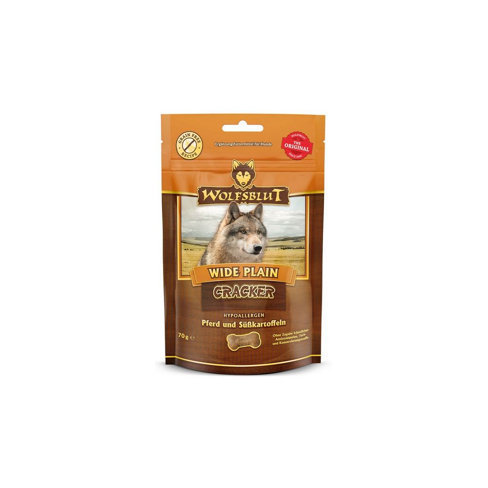 Wolfsblut Dog Cracker Wide Plain - Konina I Bataty 70G