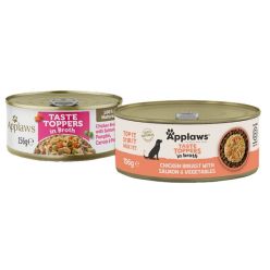 Applaws Dog Taste Toppers Puszka Z Kurczakiem, Łososiem I Warzywami 156G