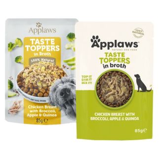 Applaws Taste Toppers Saszetka Dla Psa - Kurczak, Brokuł, Jabłko I Ryż W Sosie 85G