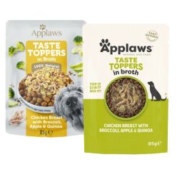 Applaws Taste Toppers Saszetka Dla Psa - Kurczak, Brokuł, Jabłko I Ryż W Sosie 85G