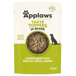 Applaws Taste Toppers Saszetka Dla Psa - Kurczak, Brokuł, Jabłko I Ryż W Sosie 85G