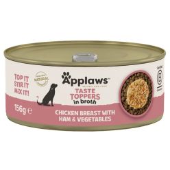 Applaws Dog Taste Toppers Puszka Z Kurczakiem, Szynką I Warzywami 156G