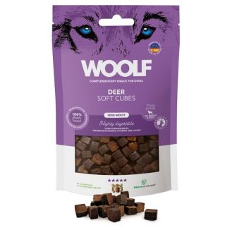 Woolf Soft Cubes Monoprotein Deer 100G