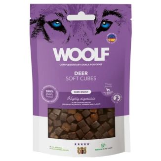 Woolf Soft Cubes Monoprotein Deer 100G