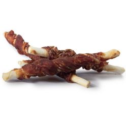 Woolf Chicken & Rawhide Twister 100G
