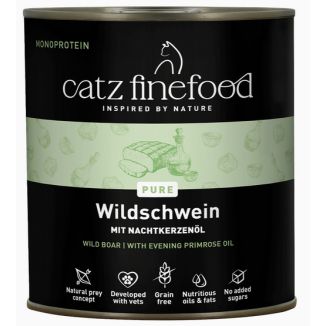 Catz Finefood Purrrr N.109 Dzik Puszka 800G