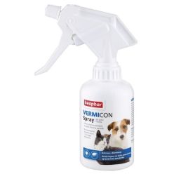 Beaphar Vermicon Spray Dla Psa I Kota Przeciwko Pchłom I Kleszczom 250Ml