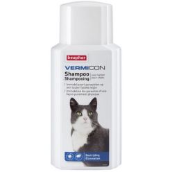 Beaphar Vermicon Szampon Dla Kota Przeciwko Pchłom I Kleszczom 200Ml