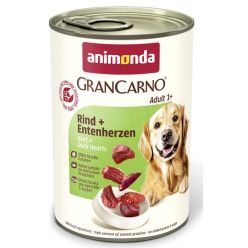 Animonda Grancarno Original Adult Rind Entenherzen Wołowina + Serca Kacze Puszka 400G