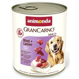 Animonda Grancarno Original Adult Rind Lamm Wołowina + Jagnięcina Puszka 800G