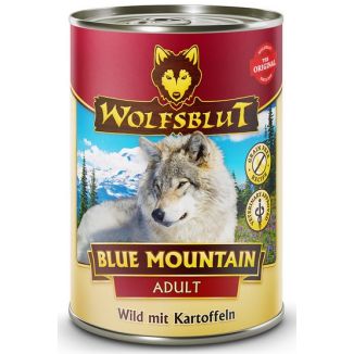 Wolfsblut Dog Blue Mountain Adult - Dziczyzna I Ziemniaki Puszka 395G