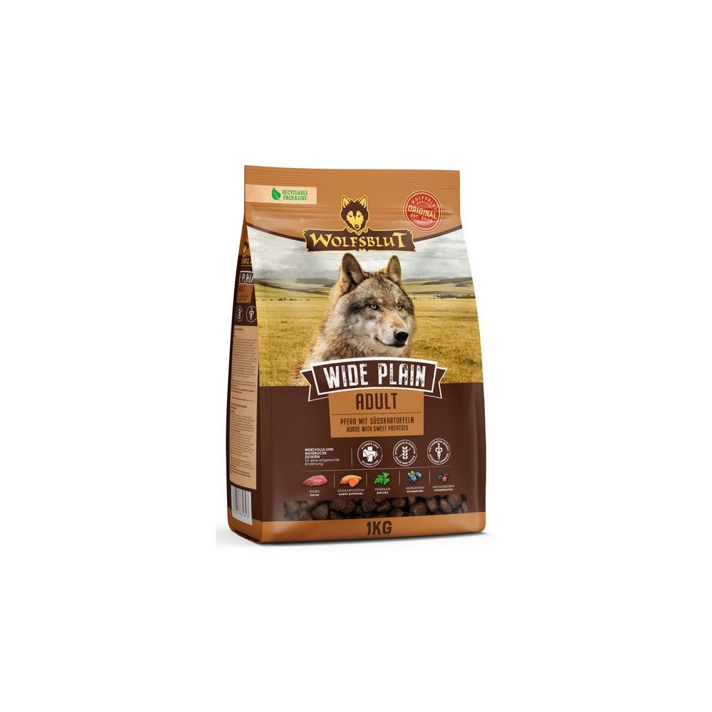 Wolfsblut Dog Wide Plain Adult - Konina I Bataty 1Kg