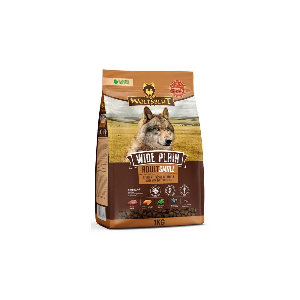 Wolfsblut Dog Wide Plain Small - Konina I Bataty 1Kg