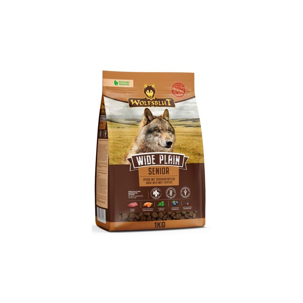 Wolfsblut Dog Wide Plain Senior - Konina I Bataty 1Kg