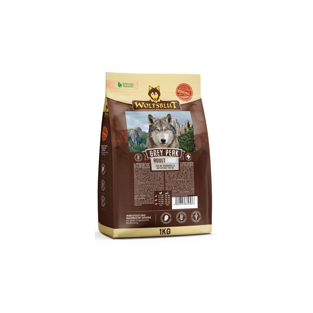 Wolfsblut Dog Grey Peak Adult Large - Koza I Bataty 1Kg