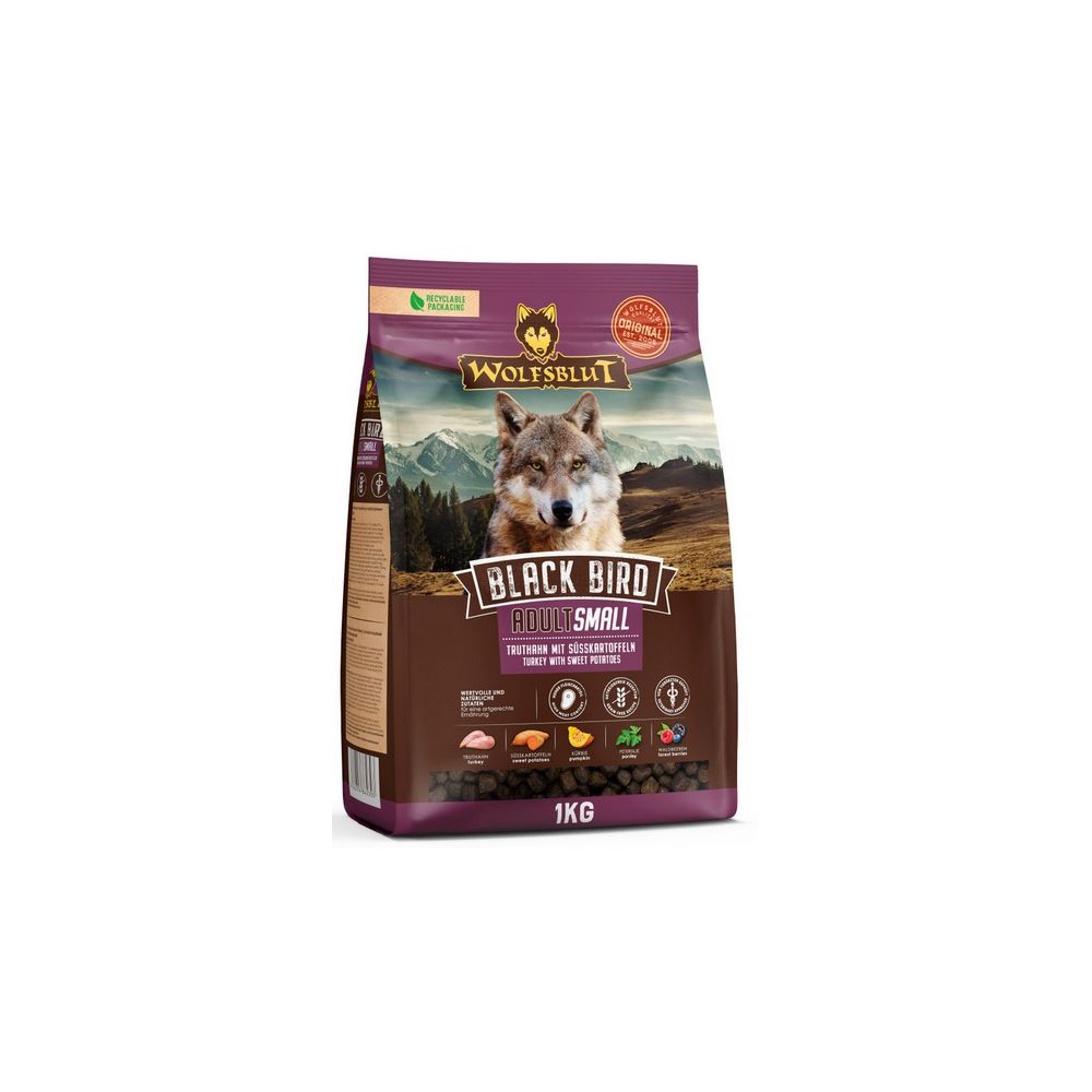 Wolfsblut Dog Black Bird Adult Small - Indyk I Bataty 1Kg