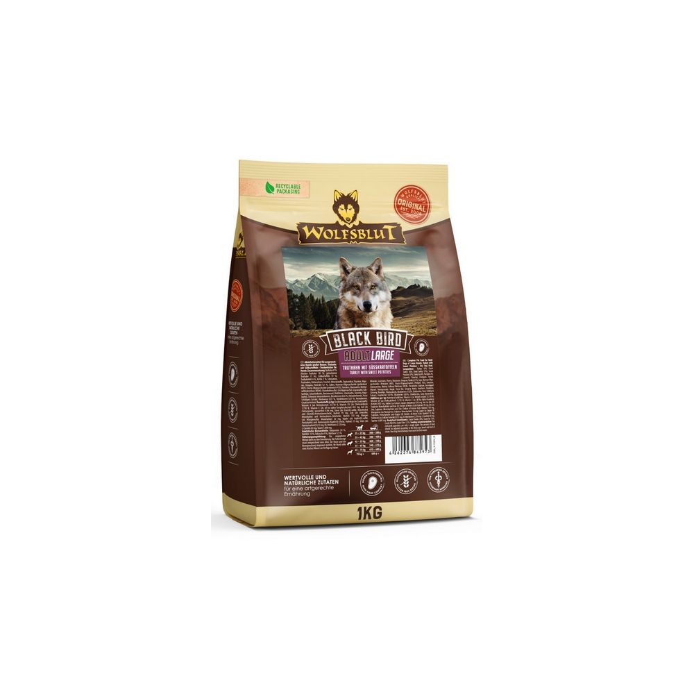 Wolfsblut Dog Black Bird Adult Large - Indyk I Bataty 1Kg