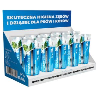 Stoma-Żel Miętowy - Pasta Do Pielęgnacji Uzębienia Psów I Kotów Tubka 50G