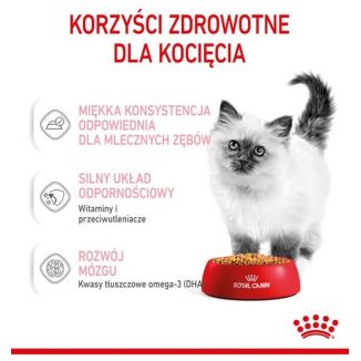 Royal Canin Kitten W Galaretce Karma Mokra Dla Kociąt Do 12 Miesiąca Życia Saszetka 85G