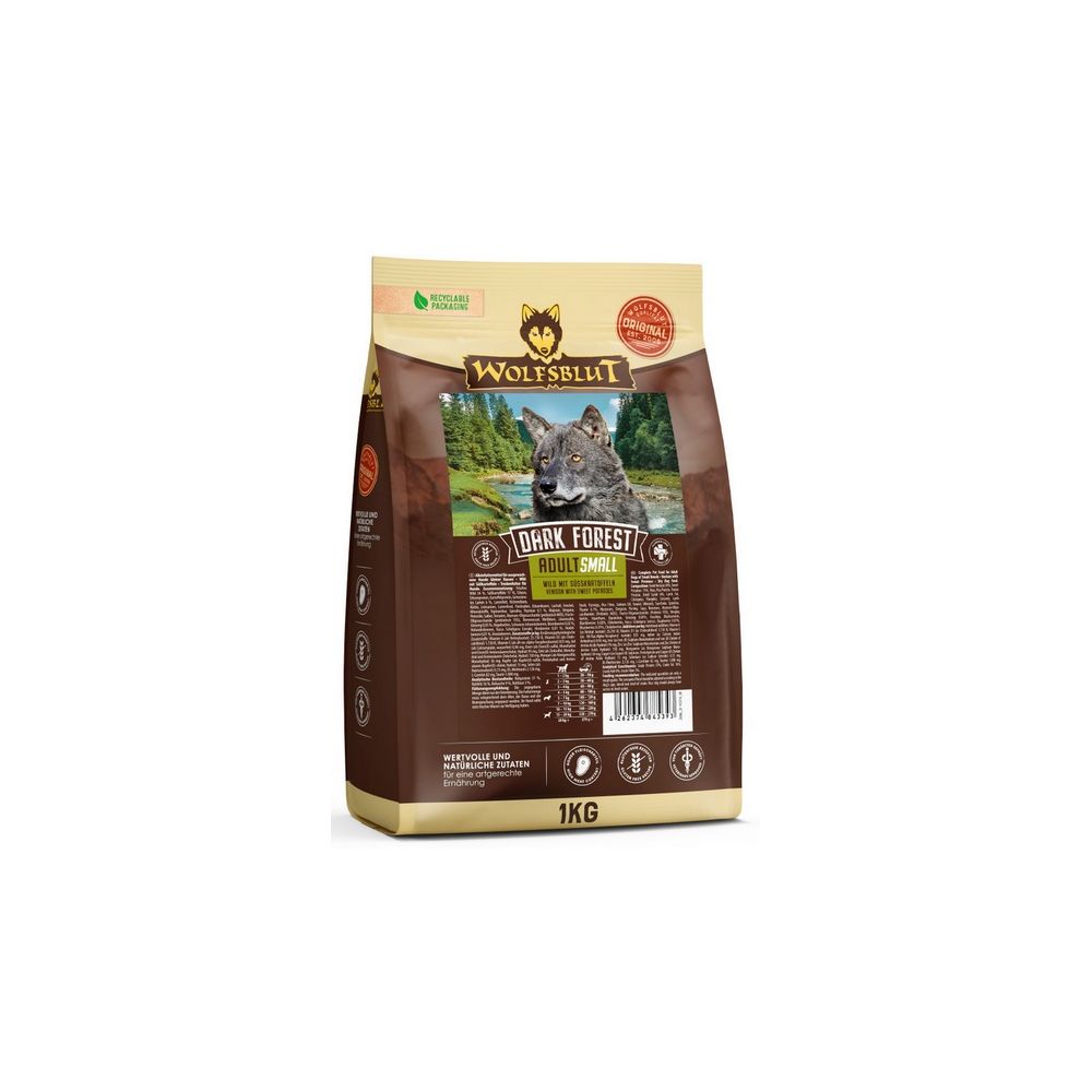 Wolfsblut Dog Dark Forest Small - Dziczyzna I Bataty 1Kg