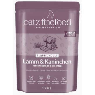 Catz Finefood Classic N.11 Jagnięcina I Królik Saszetka 300G