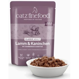 Catz Finefood Classic N.11 Jagnięcina I Królik Saszetka 300G
