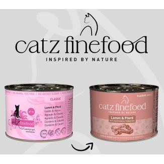 Catz Finefood Classic N.19 Jagnięcina I Konina Puszka 200G