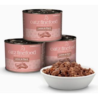 Catz Finefood Classic N.19 Jagnięcina I Konina Puszka 200G