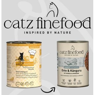 Catz Finefood Ragout N.607 Kaczka I Kangur Puszka 380G