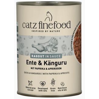 Catz Finefood Ragout N.607 Kaczka I Kangur Puszka 380G