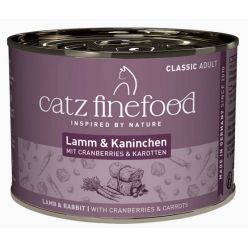 Catz Finefood Classic N.11 Jagnięcina I Królik Puszka 200G