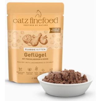 Catz Finefood Classic Kitten Drób (N.03) Saszetka 85G