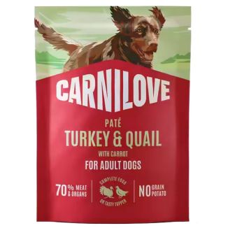 Carnilove Dog Turkey & Quail - Indyk I Przepiórka Saszetka 300G