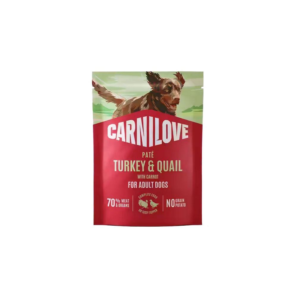 Carnilove Dog Turkey & Quail - Indyk I Przepiórka Saszetka 300G
