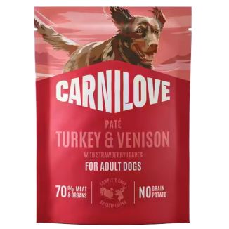 Carnilove Dog Turkey & Venison - Indyk I Dziczyzna Saszetka 300G
