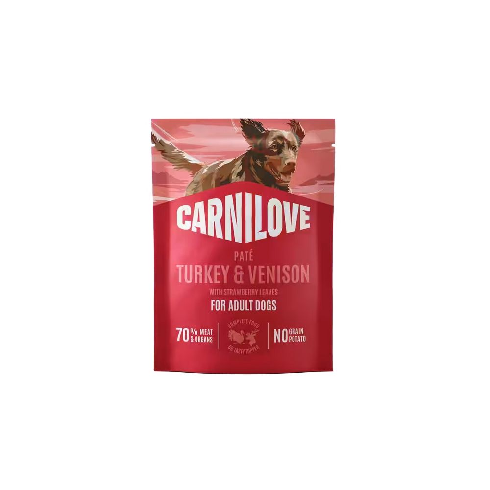 Carnilove Dog Turkey & Venison - Indyk I Dziczyzna Saszetka 300G