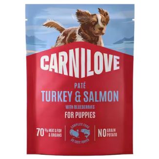 Carnilove Dog Turkey & Salmon Puppy - Indyk I Łosoś Saszetka 300G