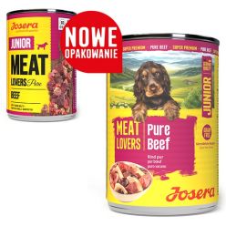 Josera Pies Meat Lovers Pure Junior Wołowina Puszka 400G