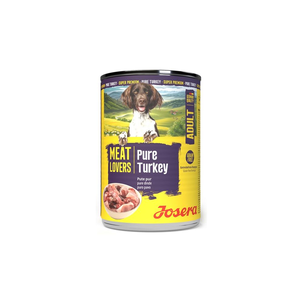 Josera Pies Meat Lovers Pure Indyk Puszka 400G