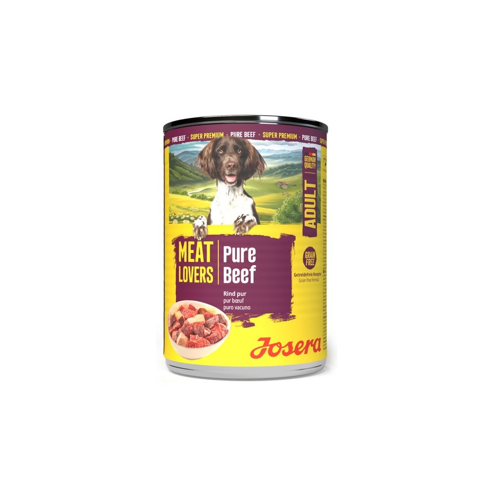 Josera Pies Meat Lovers Pure Wołowina Puszka 400G