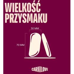Carnilove Dog Jerky Turkey & Venison - Indyk I Dziczyzna 100G