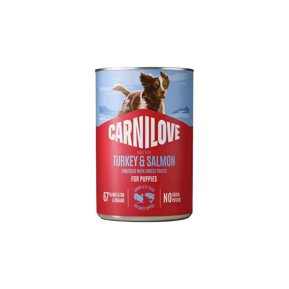 Carnilove Dog Turkey & Salmon Puppy - Łosoś I Indyk Puszka 400G