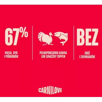 Carnilove Dog Turkey & Salmon Puppy - Łosoś I Indyk Puszka 400G