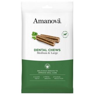 Amanova Dog Dental Chews Medium & Large 180G