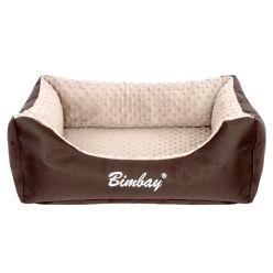 Bimbay Pokrowiec Do Kanapy Minky R.3 - 100X80Cm Brąz-Beż