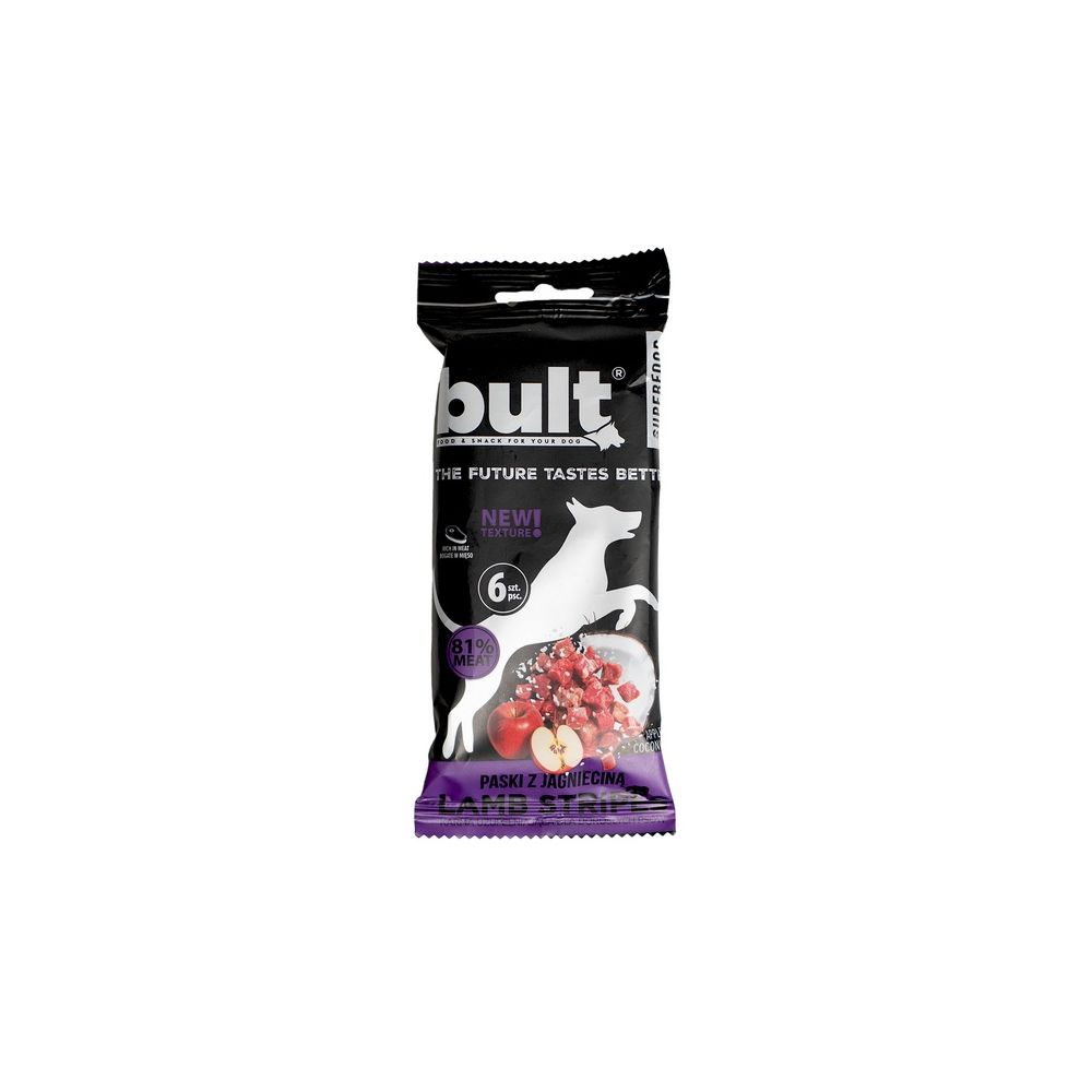 Bult Superfood Tasty Stripes Paski Z Jagnięciną 60G