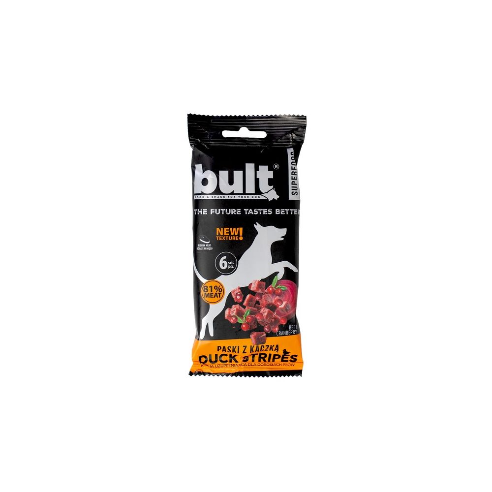 Bult Superfood Tasty Stripes Paski Z Kaczką 60G