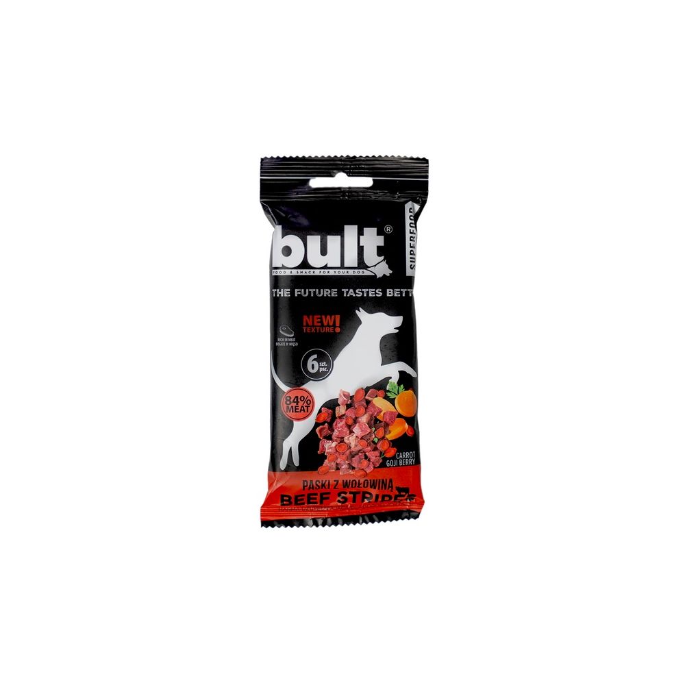 Bult Superfood Tasty Stripes Paski Z Wołowiną 60G
