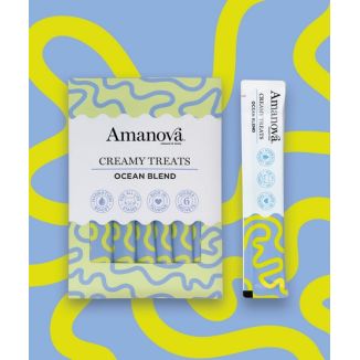 Amanova Cat Creamy Treats Ocean Blend Tuna & Salmon - Tuńczyk I Łosoś 6X15G