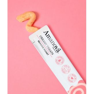 Amanova Cat Creamy Treats Seaside Roast Tuna & Chicken Liver - Tuńczyk I Wątróbka 6X15G